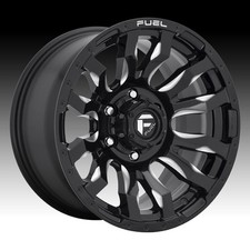 4fuel D673 Blitz Gloss Black Milled 20x9 8x170 20mm D67320901757