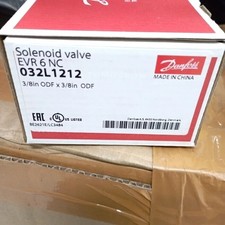 5PCS LOT- Danfoss 032L1212 Solenoid Valve EVR 6 NC 3/8in, ODFx3/8in- Brand New