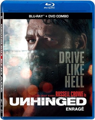 UNHINGED (RUSSELL CROWE) **NEW  BLU-RAY + DVD**