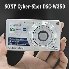 SONY CyberShot DSC-W350 Digital Camera 14.1MP 4x Optical Zoom CCD Vintage Camera
