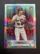 2022 Topps Chrome Sonic #156 Stuart Fairchild Aqua/Pink Sonic Refractor 075/199
