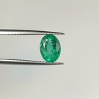 1.23 Ct Natural Zambian Green Emerald Good Luster Beautiful Oval Cut - G- 159 — photo 2