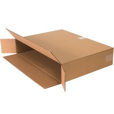 Aviditi 24518FOL Side Loading Corrugated Cardboard Box 24 L x 5 W x 18 H, Kraft,