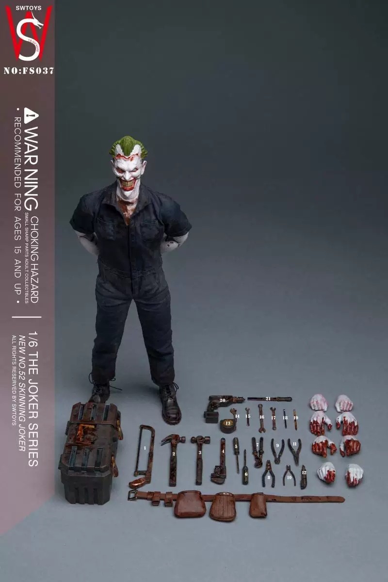 SWTOYS FS037 The Joker 1/6 Action Figure In Stock | eBay