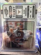 2023 Panini Chronicles Draft Picks - Contenders College Ticket Bijan Robinson #7