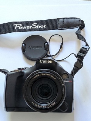 Canon PowerShot SX40 HS 12.1MP HD 1080p 35x Zoom  Camera w/ Battery and Charger