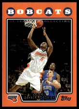 2008-09 Topps Orange Nazr Mohammed 0344/1199 Charlotte Bobcats #40