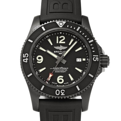 BREITLING Superocean Automatic 46 Black Steel M17368B71B1S2 black WATCH 727226