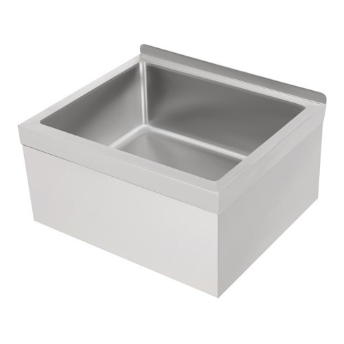 Commercial Wall-mounted Mop Sink Stainless Steel Floor Mop Sink Rectangular