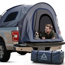2-person Waterproof Truck Bed Tent With Insect Mesh - Easy Setup For 6.5ft Beds