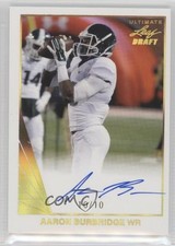 2016 Leaf Ultimate Draft 1990 Gold Spectrum 10/10 Aaron Burbridge Auto 0o9