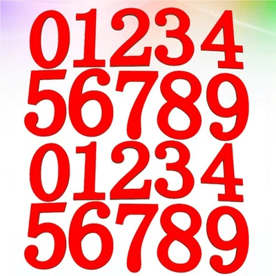 2 Ensembles Numéros en bois Stickers Mathématiques Numéro Numéro Stickers Toys - Photo 1/4