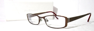 Jill Stuart JS005-1 eyeglass frame 50-17-135 Brown metal eyewear