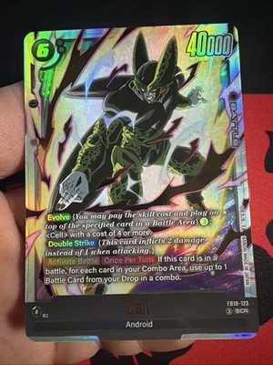 DBS Fusion World Cell FB10-123 SCR Dragon Ball FB10 ENGLISH CROSS FORCE