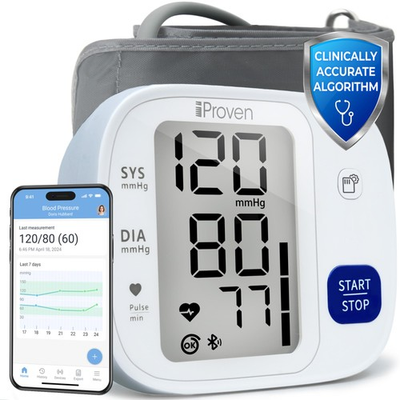 #ad Best iProven Blood Pressure Monitor Bluetooth for Home Use Upper Arm with App $27.58