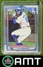 Emil Morales 2024 Bowman Chrome Prospects Mega Mojo Refractor Dodgers #3