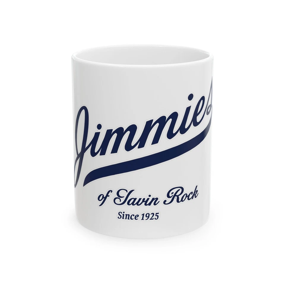 FIRSTFLOORFRONT JIMMIES of Savin Rock Seafood New england Diner Ceramic Mug New Haven Hotdog