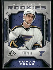 2006-07 SP Game Used Roman Polak RC /999 #153 St. Louis Blues
