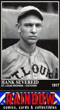 1993 Conlon Collection TSN #855 Hank Severeid St. Louis Browns