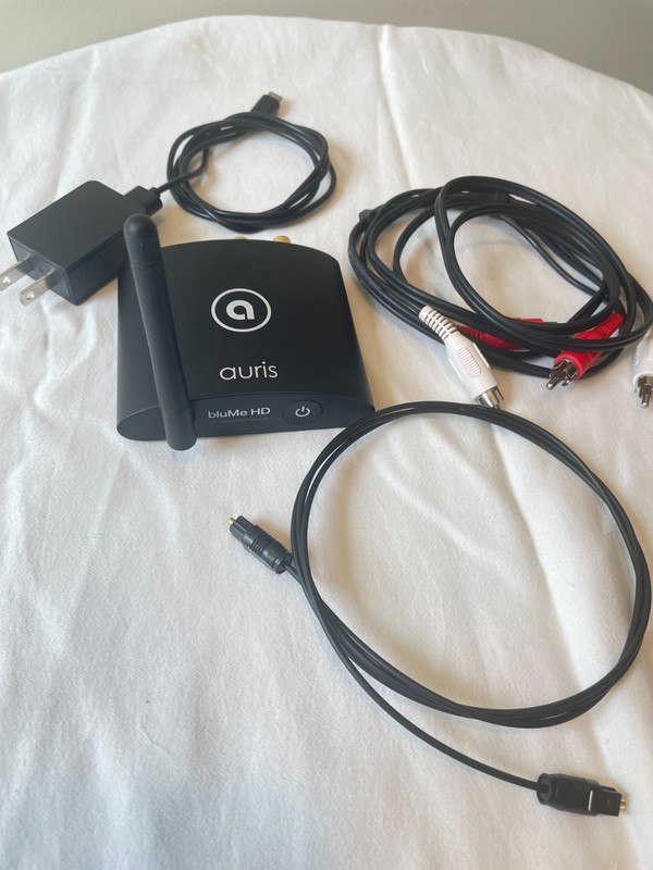 Auris BluMe HD Long Range Bluetooth 5.3 Music Receiver Hi-Fi Audio Adapter