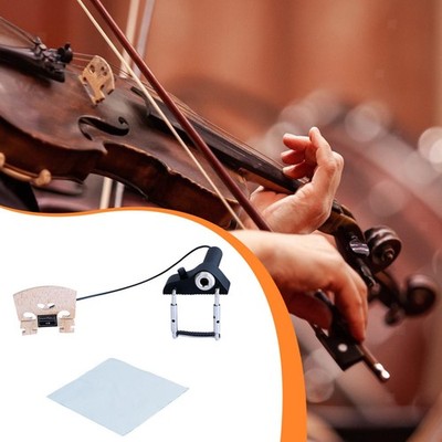 Violin Pickup -16 Präziser Klang, Zubehör, zu montierendes Kontaktmikrofon,