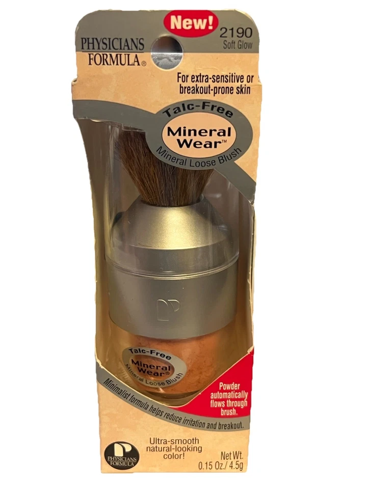 Physicians Formula Mineral Wear Talc-Free Mineral Loose Blush - 2190 Soft Glow - Image 2 of 4