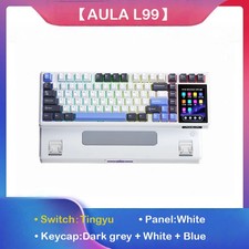 AULA L99 Mechanical Gaming Keyboard Bluetooth Wireless Tri-Mode 8000mAh Screen