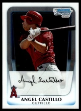 2011 Bowman Chrome Prospects Angel Castillo Los Angeles Angels #BCP57