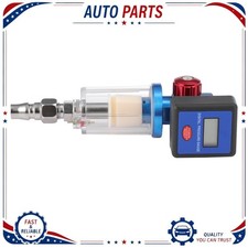 Hvlp Spray Gun Regulator Tool With Lcd Pressure Gauge 14 Inch Connector Hvlp Spray Gun Regulator Tool With Lcd Pressure Gauge 14 Inch Connector