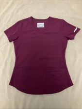 Skechers Scrub Top Small Womens Active Wine
