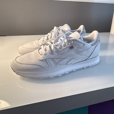 Reebok Classic Leather Men s White Low Top La...