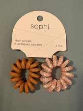 Sophi. 2 Pack Of Hair Spirals Unopened
