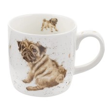 Royal Worcester Wrendale Designs Mops  Fine B...