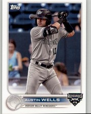 2022 Topps Pro Debut Austin Wells #PD-11 Hudson Valley Renegades