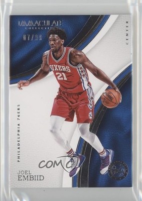 2016-17 Panini Immaculate 7/99 Joel Embiid #47 18ms