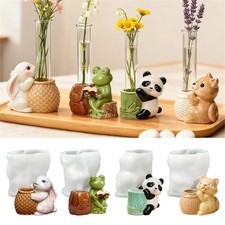 Panda Rabbit Designs Silicone Mold Hydroponic Vase Acrylic Test Tube Mould