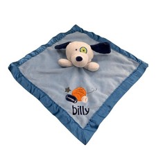 Circo Puppy Dog Security Blanket Lovey Billy Sports Blue Plush Stuffed Animal