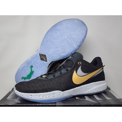 DS Nike LeBron 20 BLACK METALLIC GOLD DJ5423-003 | eBay