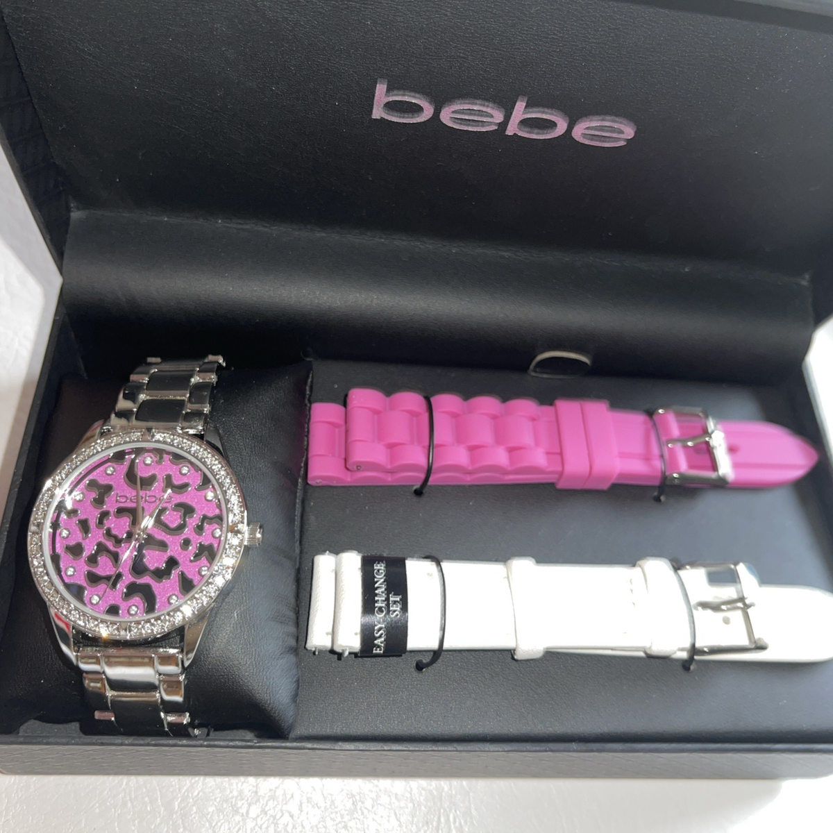 Brand new Bebe watch with interchangeable straps Watch Interchangeable Strap Set – bebe main image 2