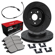 For Mercedes-Benz GLE43 AMG 17-19 Brake Kit Drilled & Slotted Rear Brake Kit w