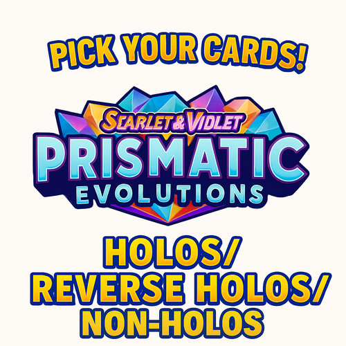 Pokemon Single Cards - Prismatic Evolutions (Holo/Reverse holo/Non-holo)
