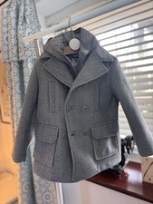 Il Gufo Layered Coat Kids Boys 6 Yrs Grey