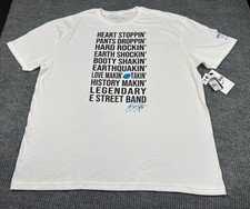 Hard Rock Orlando Bruce Springsteen Editorial T-Shirt White 2XL NWT
