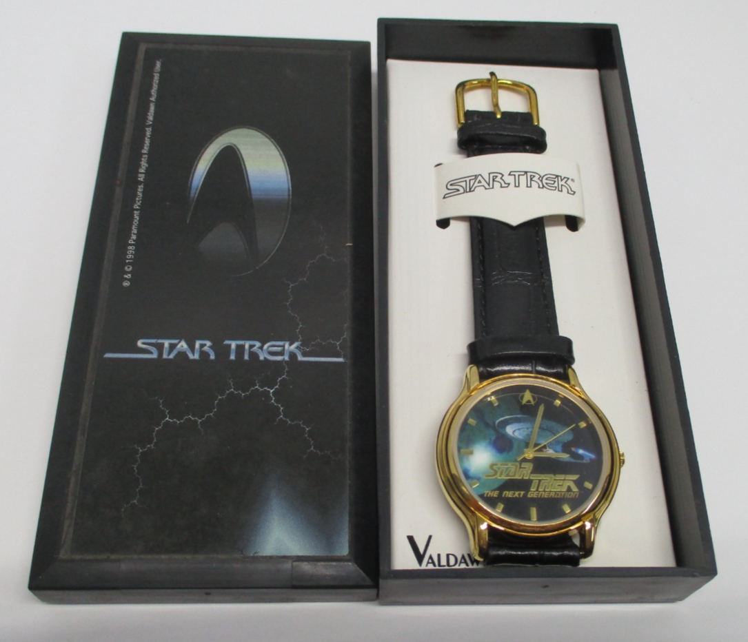 1998 MIB Wristwatch STAR TREK Next Generation VALDAWN WATCH CM4325
