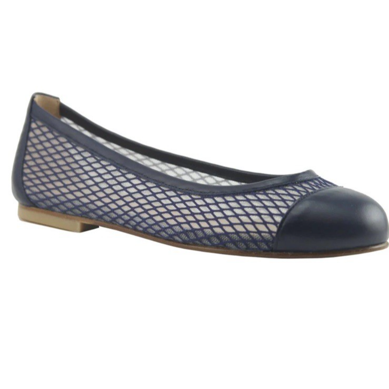 SAOLA Ballerine Nicky Hilton X suola francese Jessica Navy Diamond Napa in pelle taglia 9