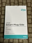 KMC Smart Plug 4-Pack, Side 3-Outlet Extender, Compatible with Google &