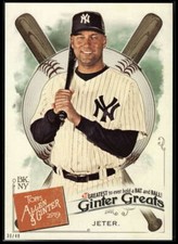 Derek Jeter 2019 Allen and Ginter Ginter Greats 5x7 #GG-17 30/49 Yankees