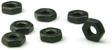 Black Oxide Stainless Steel Machine Screw Hex Nut UNC 8-32, Qty 100