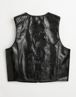 Our Legacy x Denim Tears 2Pac Cross Cow Leather Vest Grail S Black