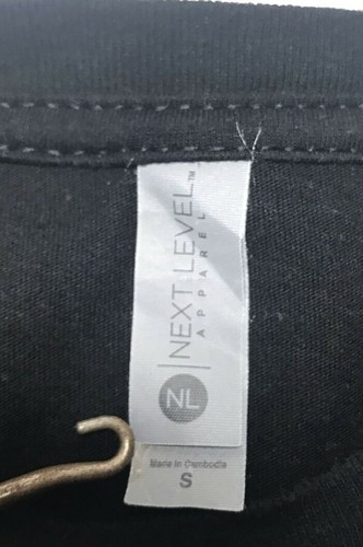 Next Level Magnetic Terrarium Black T-Shirt Men's Size S White Graphics GC - Picture 4 of 9